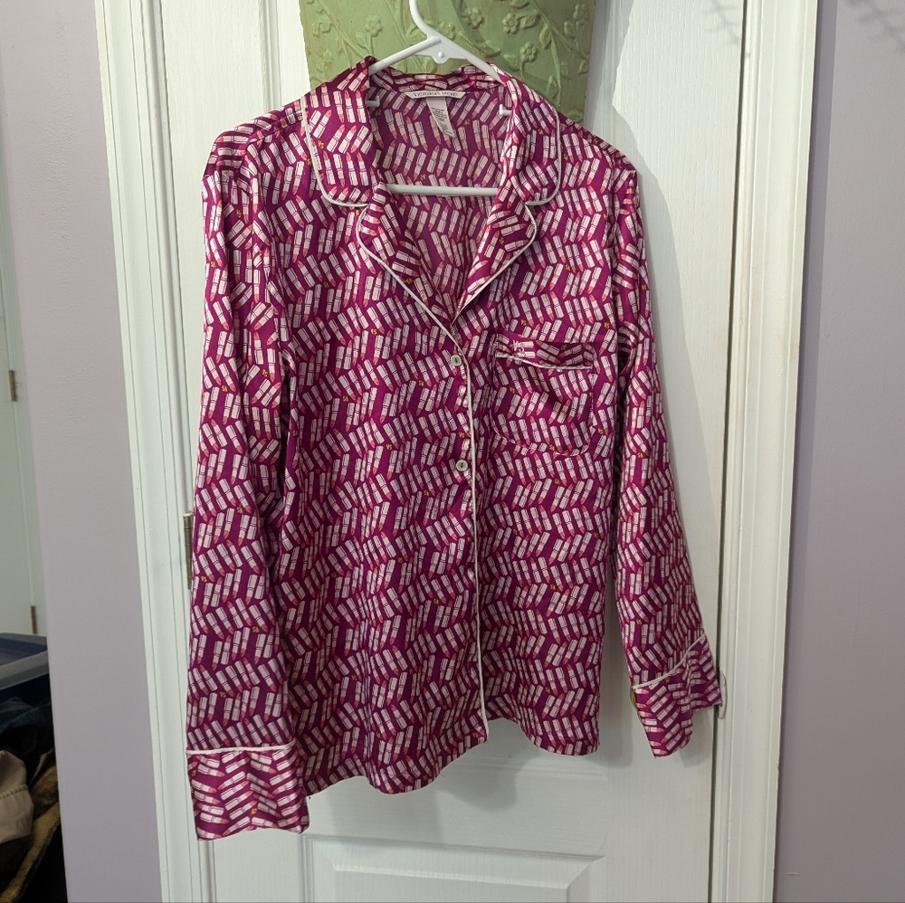 Victoria's Secret Lipstick Sleep Blouse